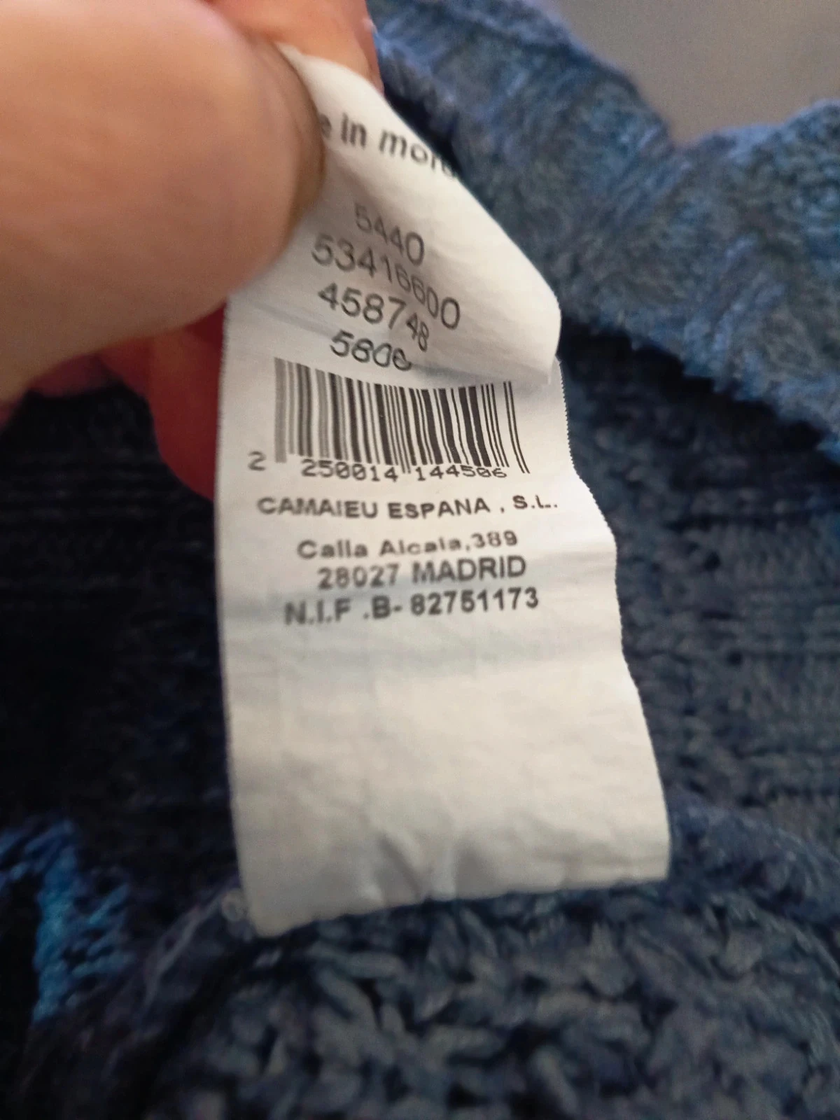 Camaêbu blue vest – photo 5